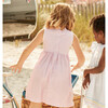 Eyelet Trim Dress, Pink Soft Check - Dresses - 3