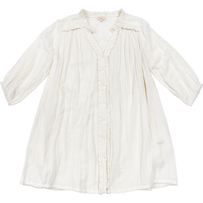 Womens Marielle Dress, Antique White - Dresses - 1