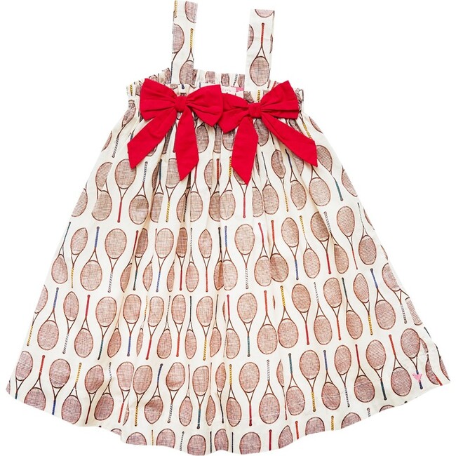 Girls Emma Lou Dress, Tennis Rackets - Dresses - 1