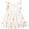 Girls Elsie Dress, Palm Embroidery - Dresses - 1 - thumbnail