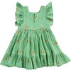 Girls Elsie Dress, Tennis Embroidery - Dresses - 3
