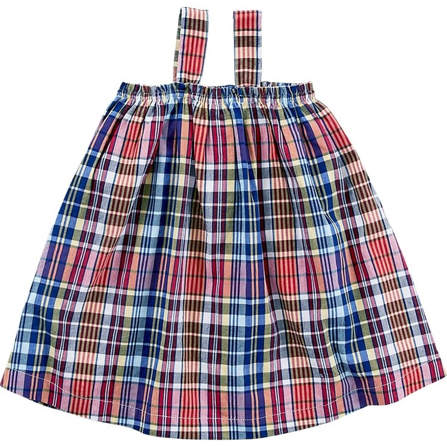 Girls Emma Lou Dress, Vintage Madras - Dresses - 3
