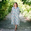 Womens Tally Dress, Slate Block Print - Dresses - 3