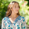 Womens Tally Dress, Slate Block Print - Dresses - 4