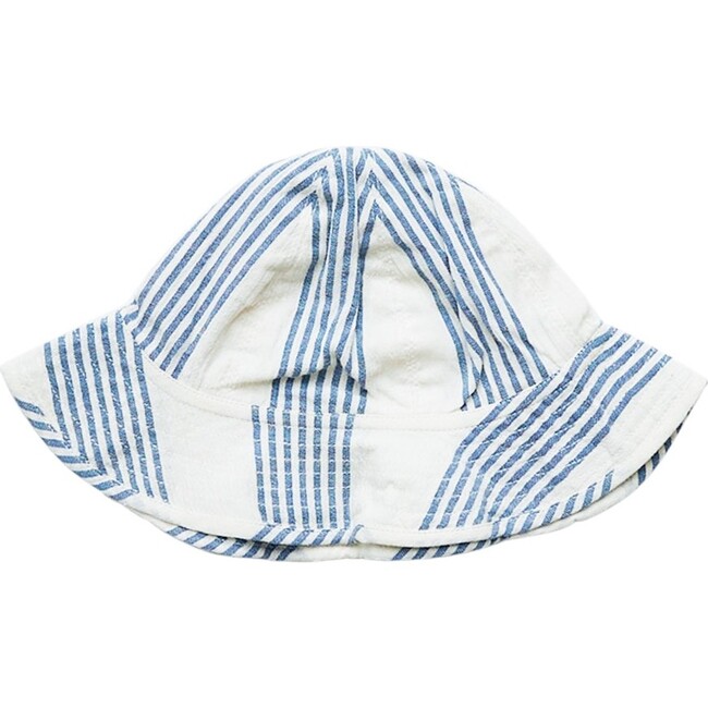 Baby Sun Hat, Navy & White Stripe
