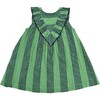 Girls Marly Dress, Peppermint Stripe - Dresses - 1 - thumbnail