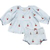 Baby Ava Bella 2-Piece Set, Cherry Embroidery - Mixed Apparel Set - 1 - thumbnail