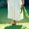 Girls Loretta Skirt, Cream Eyelet - Skirts - 4