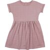 Grid Dress, Pink - Dresses - 1 - thumbnail
