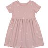 Sun Print Short Sleeve Dress, Pink - Dresses - 1 - thumbnail