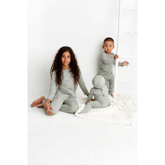 Henley Set, Mint - Pajamas - 2