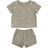 Sun Print Set, Sage - Pajamas - 1 - thumbnail