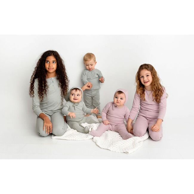 Henley Set, Lavender - Pajamas - 4