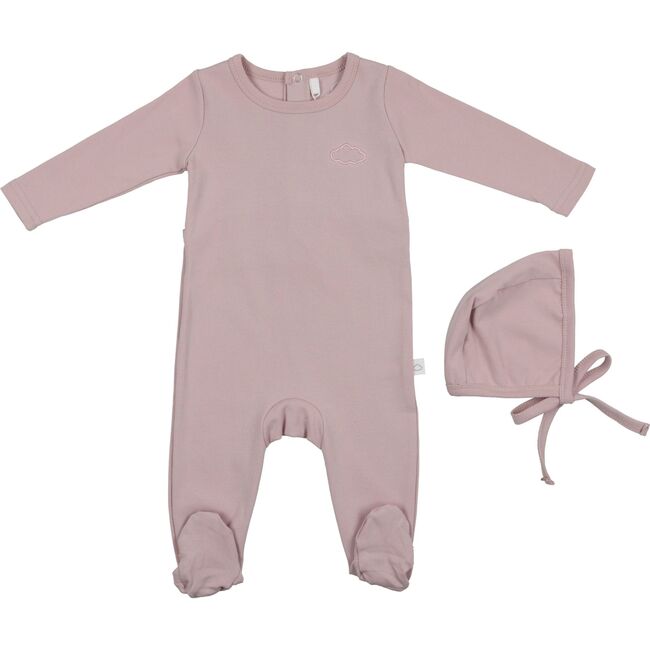 Basic Footie, Lavender - Pajamas - 1