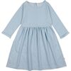 Denim 3/4 Sleeve Dress - Dresses - 1 - thumbnail