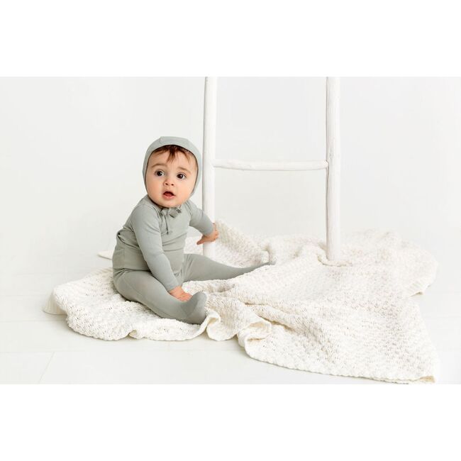 Basic Footie, Mint - Pajamas - 4