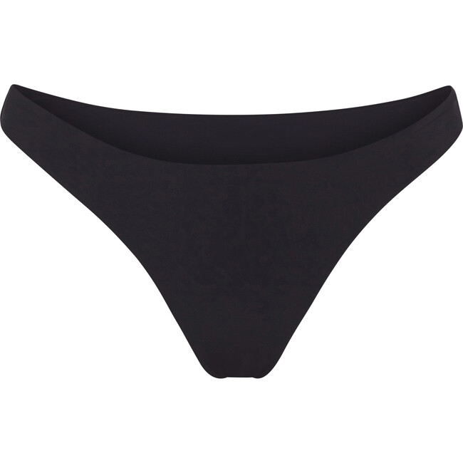 The Women's Eighties High-Cut Bikini Bottom, Black