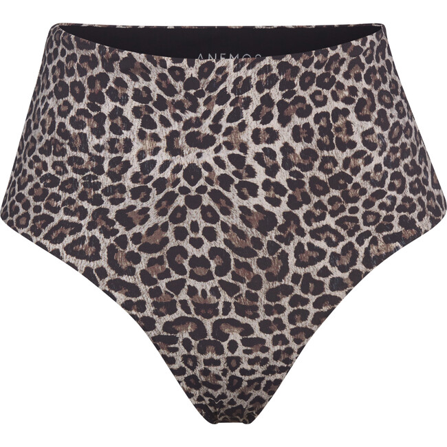 The Women's High-Waist Bikini Bottom, Leopard - Two Pieces - 1