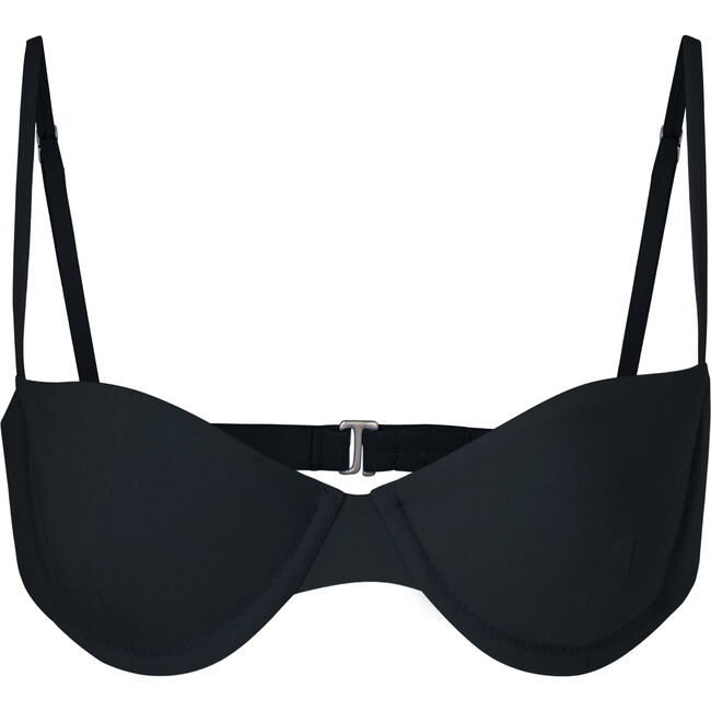 The Women's Balconette Underwire Bikini Top, Black