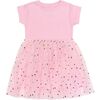 Pink Star Short Sleeve Dress Pink - Dresses - 1 - thumbnail