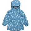 Recycled Waterproof Raincoat, Lightning Bolt - Raincoats - 1 - thumbnail