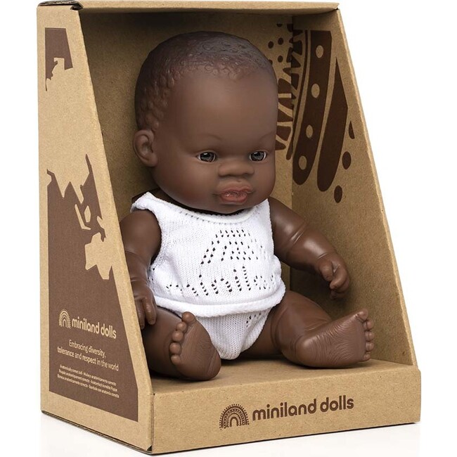 8.25'' Baby Doll African, Girl - Dolls - 2