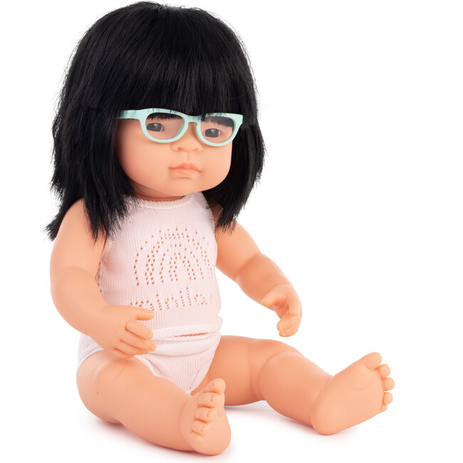 Baby Doll, Asian Girl with Glasses - Dolls - 1