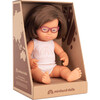 Baby Doll, Caucasian Girl with Down Syndrome and Glasses - Dolls - 2