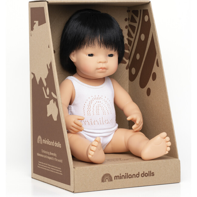 15'' Baby Doll Asian, Boy - Dolls - 2