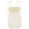 Artemisa Baby Romper, Roses - Rompers - 1 - thumbnail