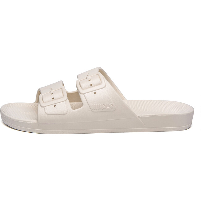 Moses Two Band Slide, Stone - Sandals - 2