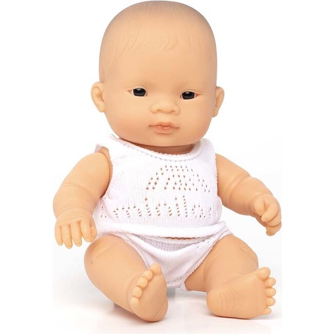 8 1/4" Newborn Baby Doll Asian Girl