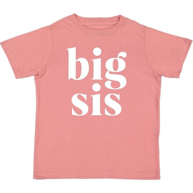 Big Sis Short Sleeve Shirt Dusty Rose - Shirts - 1