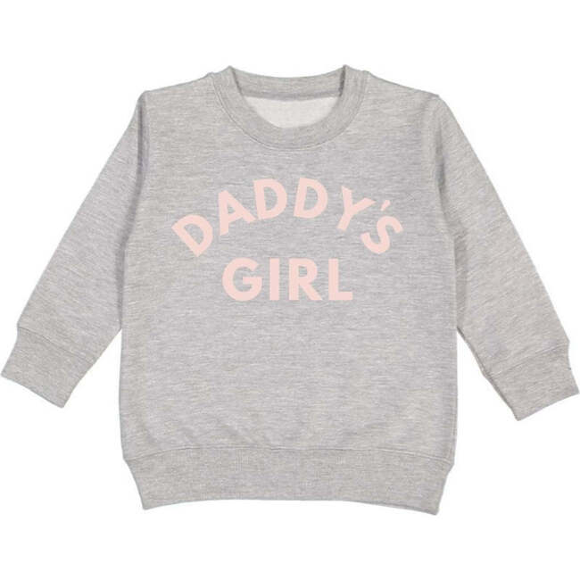 Daddy's Girl Long Sleeve Sweatshirt Gray