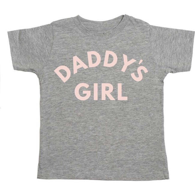 Daddy's Girl Short Sleeve Shirt Gray