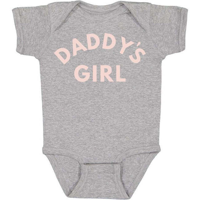 Daddy's Girl Short Sleeve Bodysuit Gray - Shirts - 1 - zoom