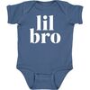 Lil Bro Short Sleeve Bodysuit Indigo - Shirts - 1 - thumbnail
