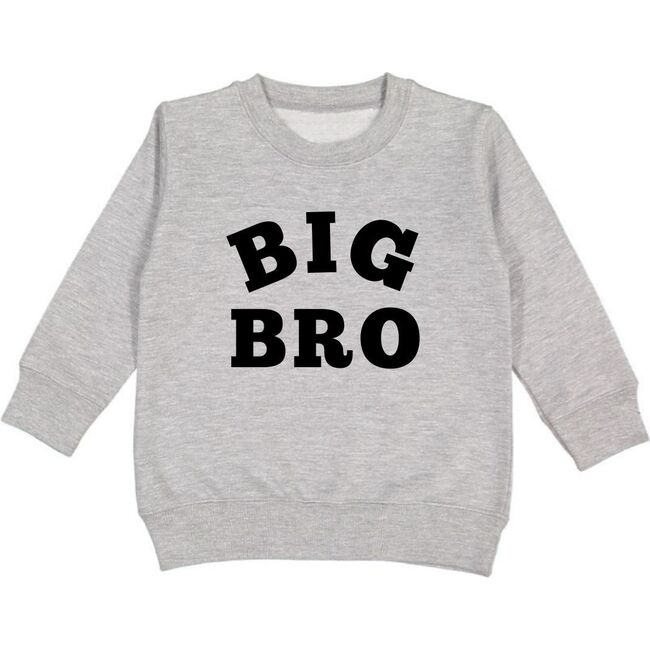 Big Bro Black Long Sleeve Sweatshirt Gray