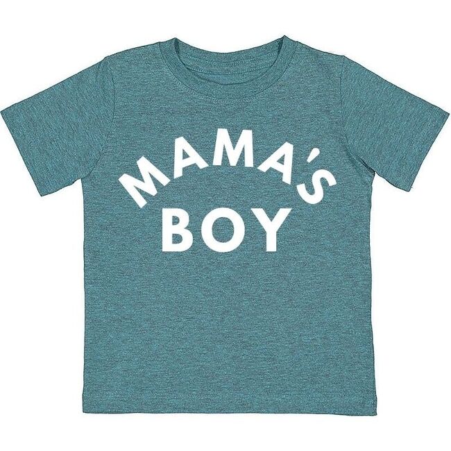 Mama's Boy Short Sleeve Shirt Teal