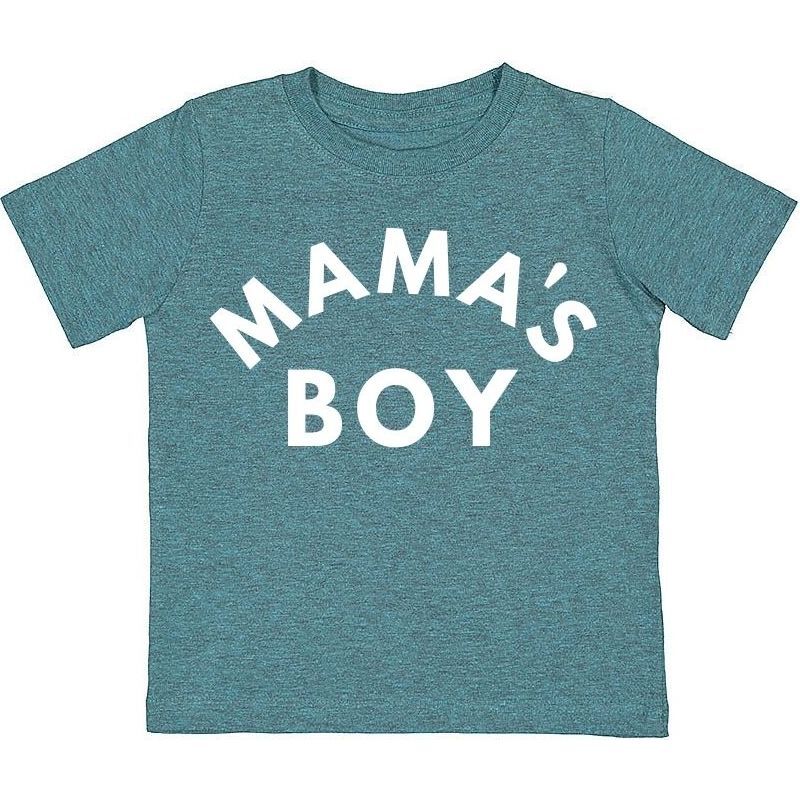 Mama's Boy Short Sleeve Shirt Teal - T-Shirts - 1