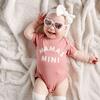 Mama's Mini Short Sleeve Bodysuit Dusty Rose - Shirts - 2