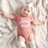 Mama's Mini Short Sleeve Bodysuit Dusty Rose - Shirts - 3