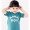 Mama's Boy Short Sleeve Shirt Teal - T-Shirts - 2