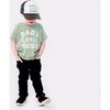 Dad's Little Dude Trucker Hat Charcoal & White - Hair Accessories - 3