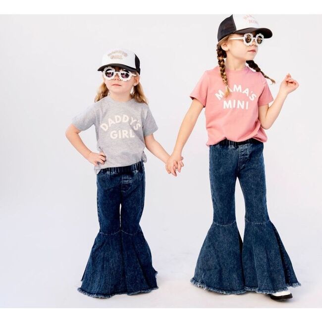 Daddy's Girl Short Sleeve Shirt Gray - Shirts - 5