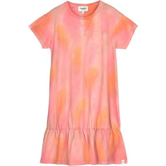 Patty Rainbow Tie & Dye Dress, Pink