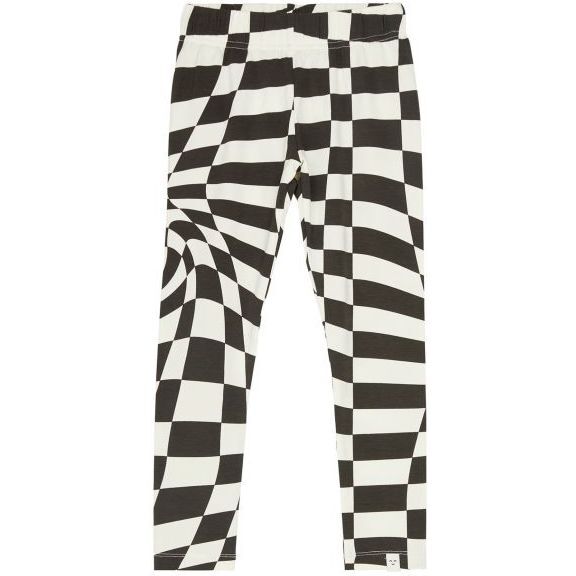 Loud Legging Twisted Checkers, Black & White