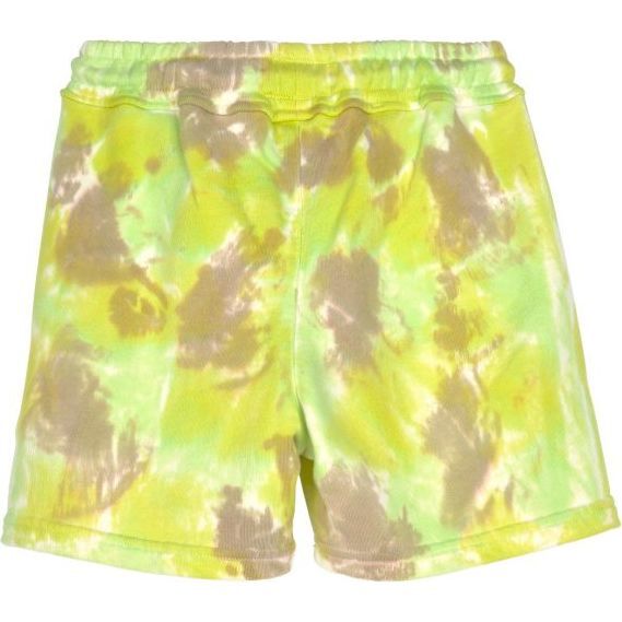 Trinity Neon Lime Camo Shorts, Yellow