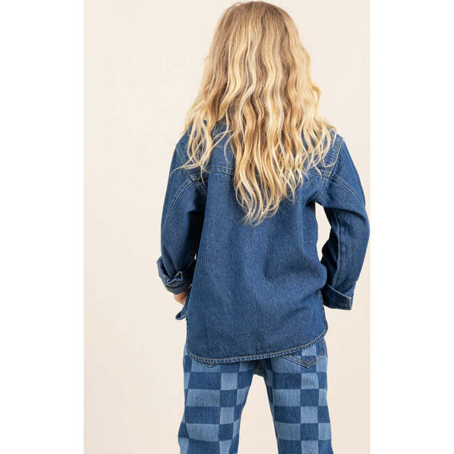 New Dusk Denim Shirt, Blue - Shirts - 3
