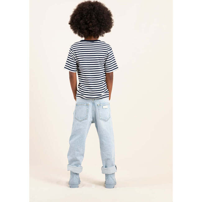 Austin Bleached Jeans, Blue - Jeans - 3